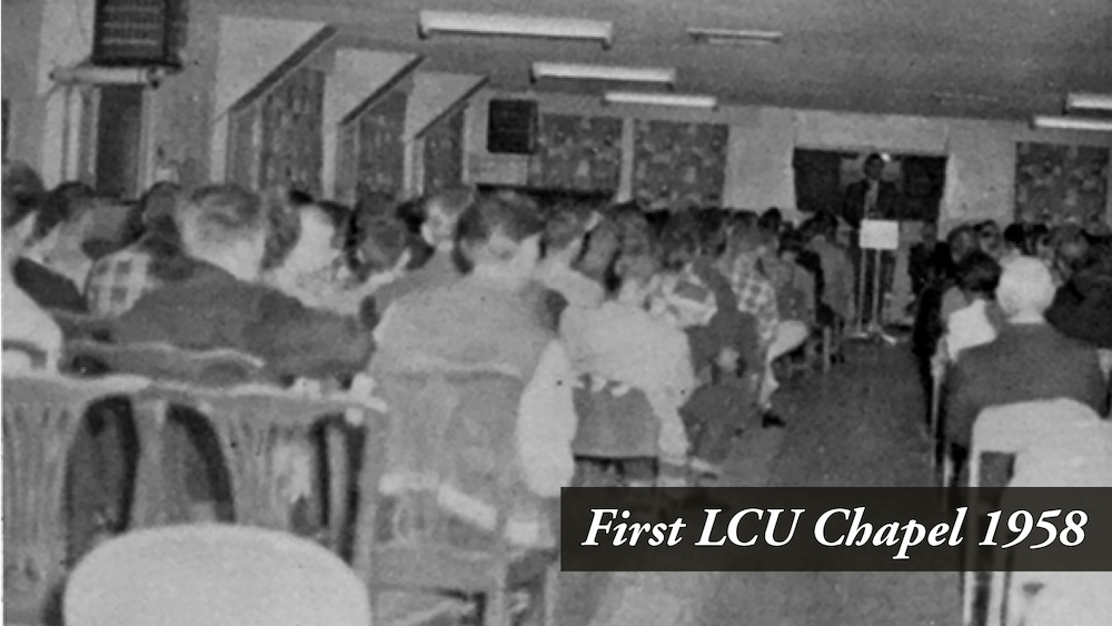 First LCU chapel in 1958