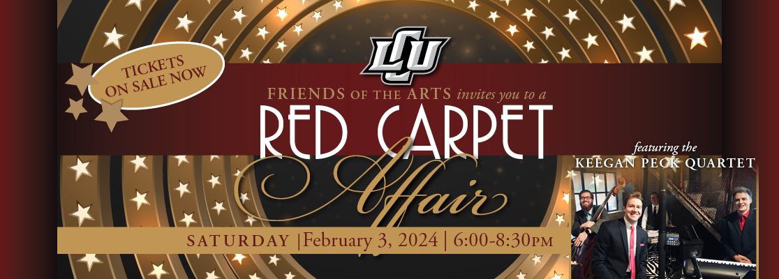 Red Carpet affair banner to sell tickets