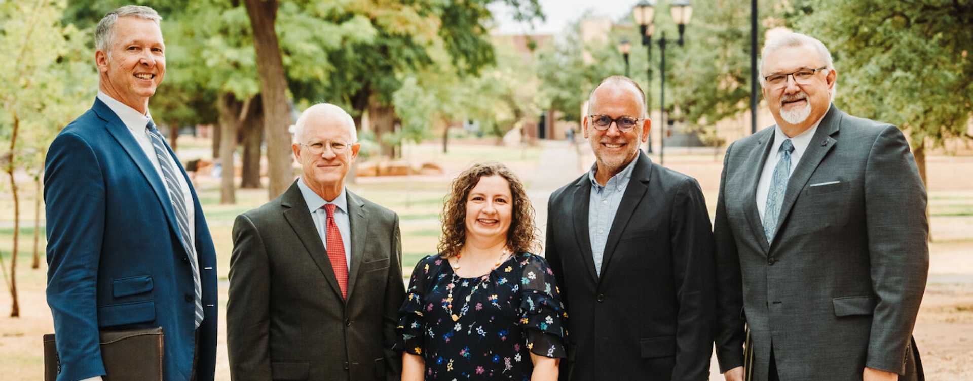 LCU administration standing with honors administration