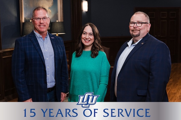 the fifteen years of service awardees who attended the banquet evening