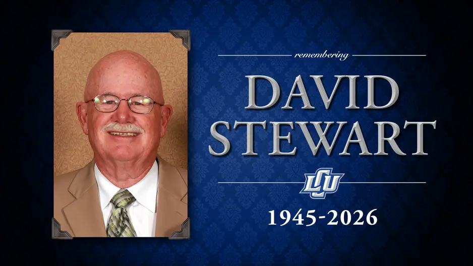 David Stewarts head shot next to name and years alive, 1945-2026