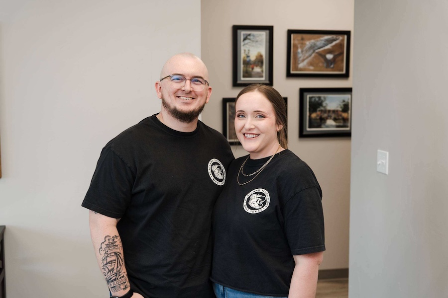 Portrait of Cade and Chastin Powell, founders of Flatland Youth Fund.