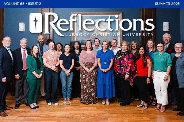 LCU's Education department standing together as a group
